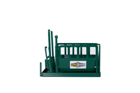 Green Cattle Squeeze Chute