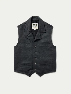 Charcoal Cattle Baron Vest
