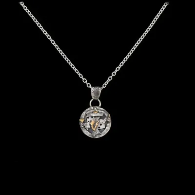 117-121JB The Johnny Bones Shadow Men's Pendant