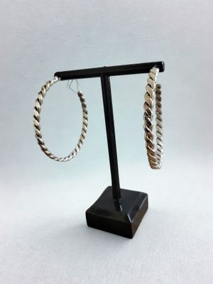 Silver Rope Earrings