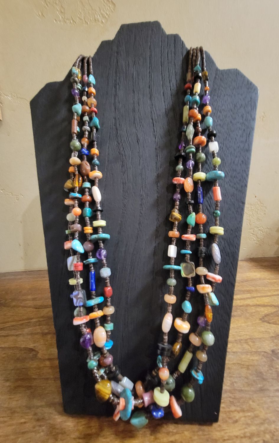 Multi Strand Colors Of the Wind Necklace  