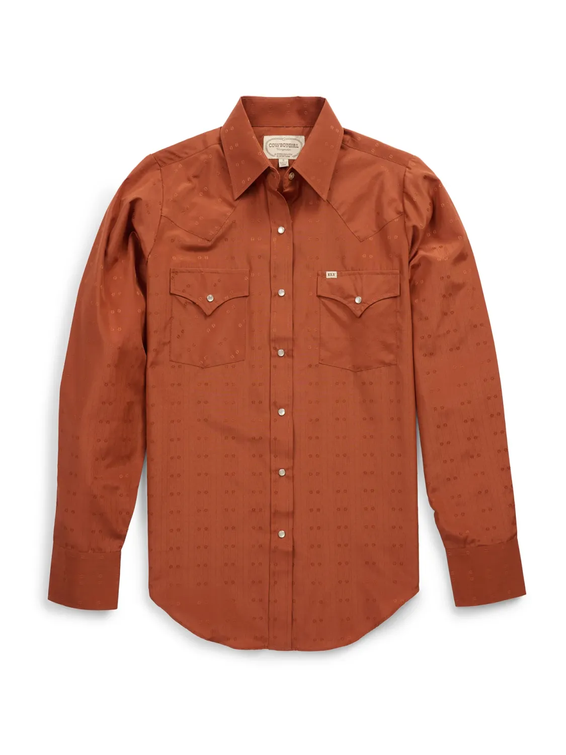 Women's Longsleeve Rust Shirt