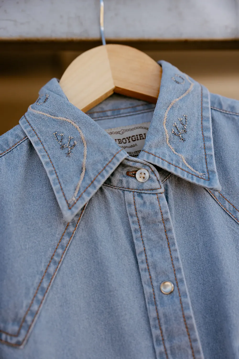 Women's Longsleeve Denim Shirt