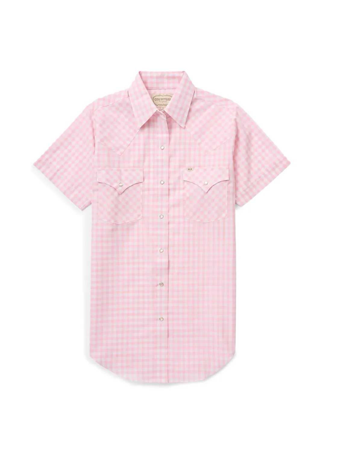 Women's Shortsleeve Blossom Gingham Shirt