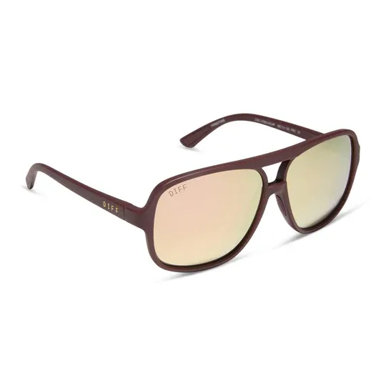 Hangtime-Matte Rugby Red Champagne Mirror Polarized