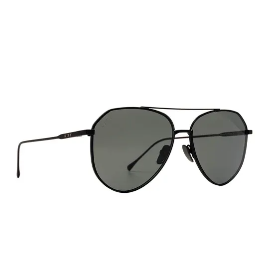 Dash Shield - Matte Black Solid Grey Polarized Sunglasses
