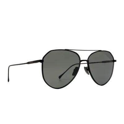 Dash Shield - Matte Black Solid Grey Polarized Sunglasses