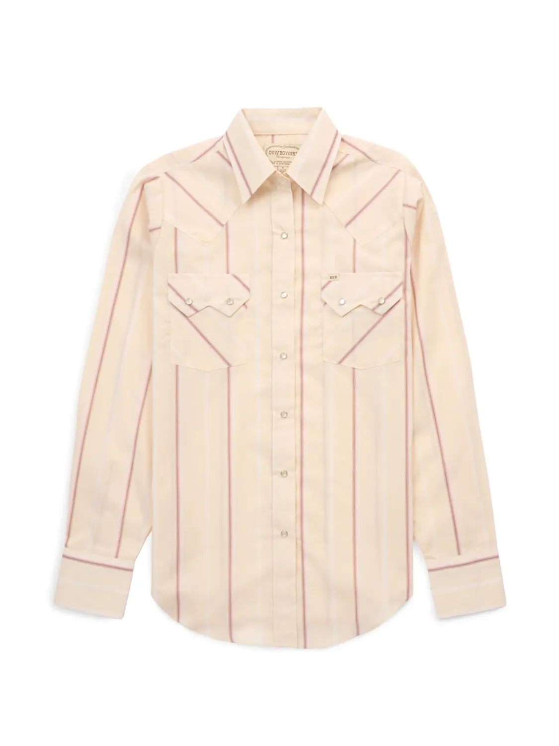 Women's Longsleeve Buttermilk Stripe Shirt