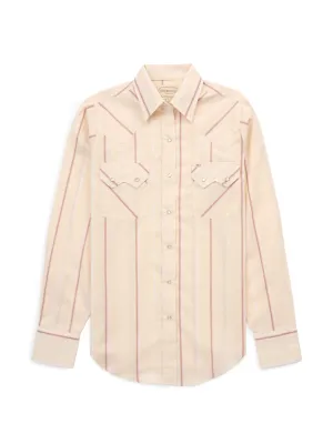 Women's Longsleeve Buttermilk Stripe Shirt