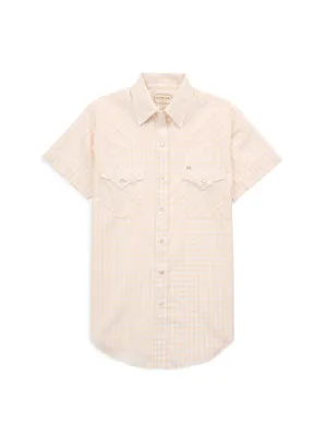 Women's Shortsleeve Buttermilk Gingham Shirt