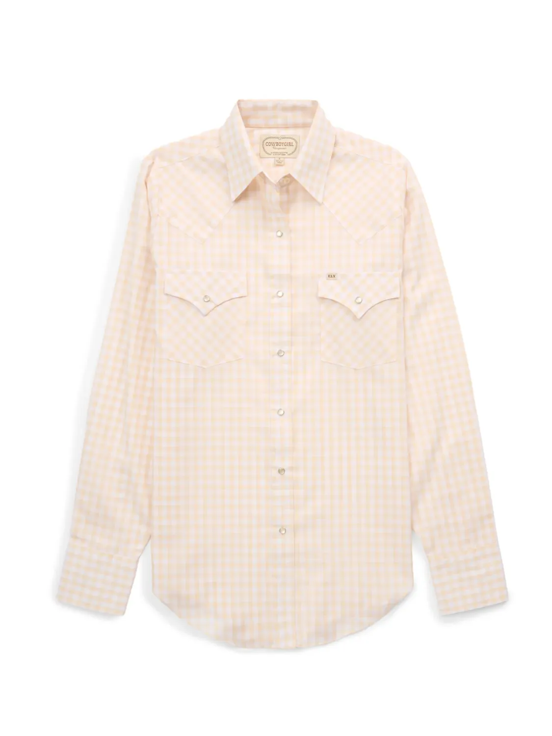 Women's Longsleeve Buttermilk Gingham