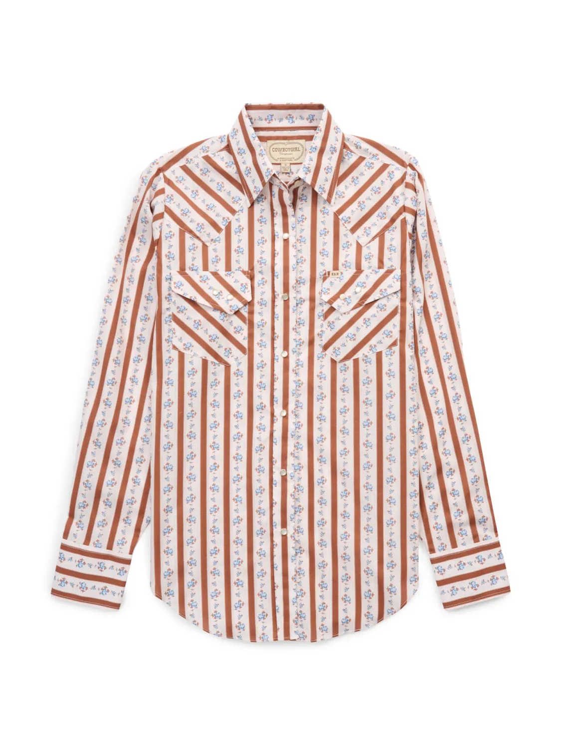 Women's Longsleeve Rust Rose Shirt