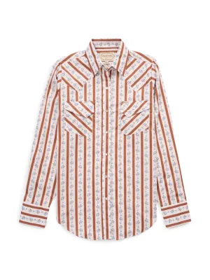Women's Longsleeve Rust Rose Shirt