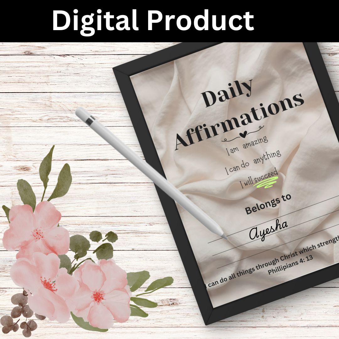 Spiritual Daily Affirmation—Digital Journal [Kilonotes]