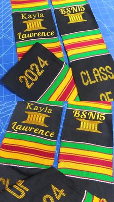 Embroidered Graduation Stole