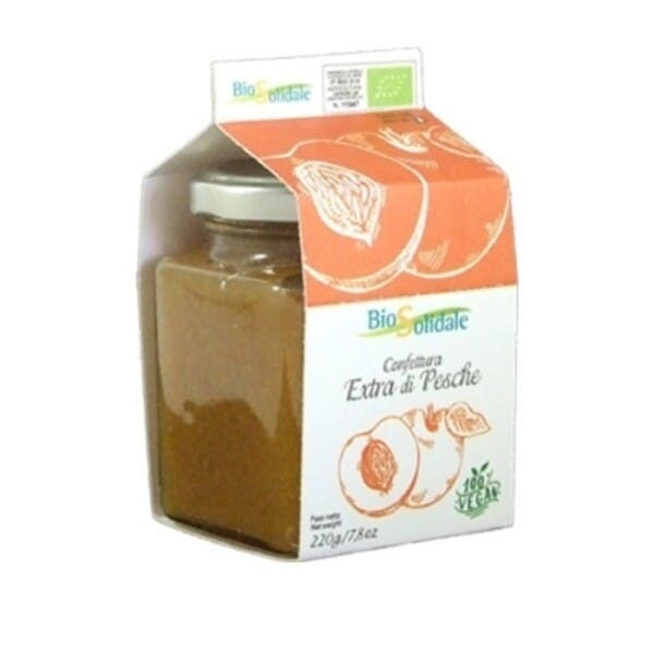 BIO Solidale / Jam - ORGANIC PEACHES EXTRA JAM - 220g