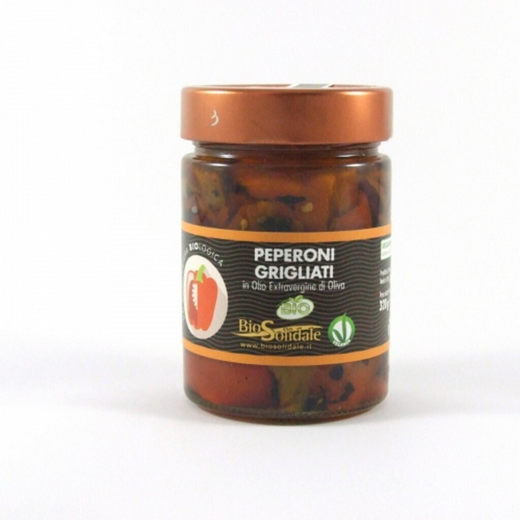 BIO Solidale / Vegetables Preserved in Olive Oil - ORGANIC DRIED TOMATOES IN EXTRA VIRGIN OLIVE OIL - 300g