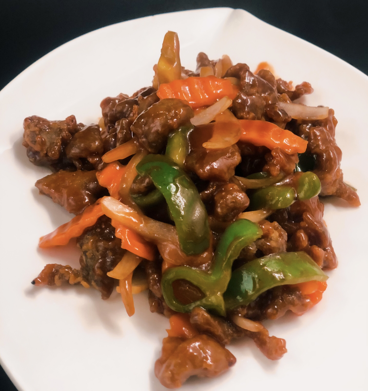91. FRIED CRISPY BEEF CANTONESE STYLE