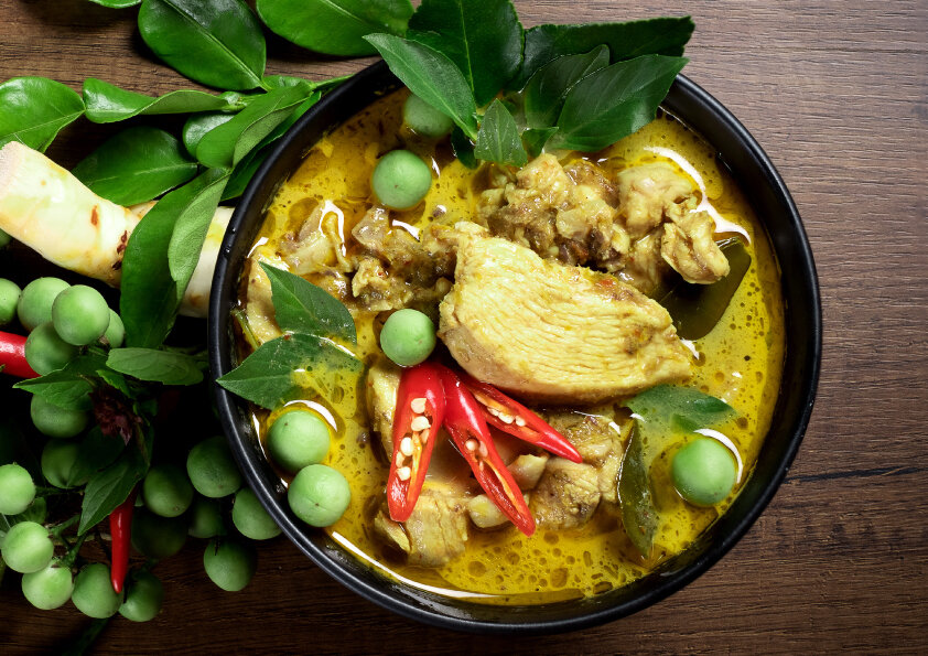 51. THAI CHICKEN WITH GREEN CURRY PASTE