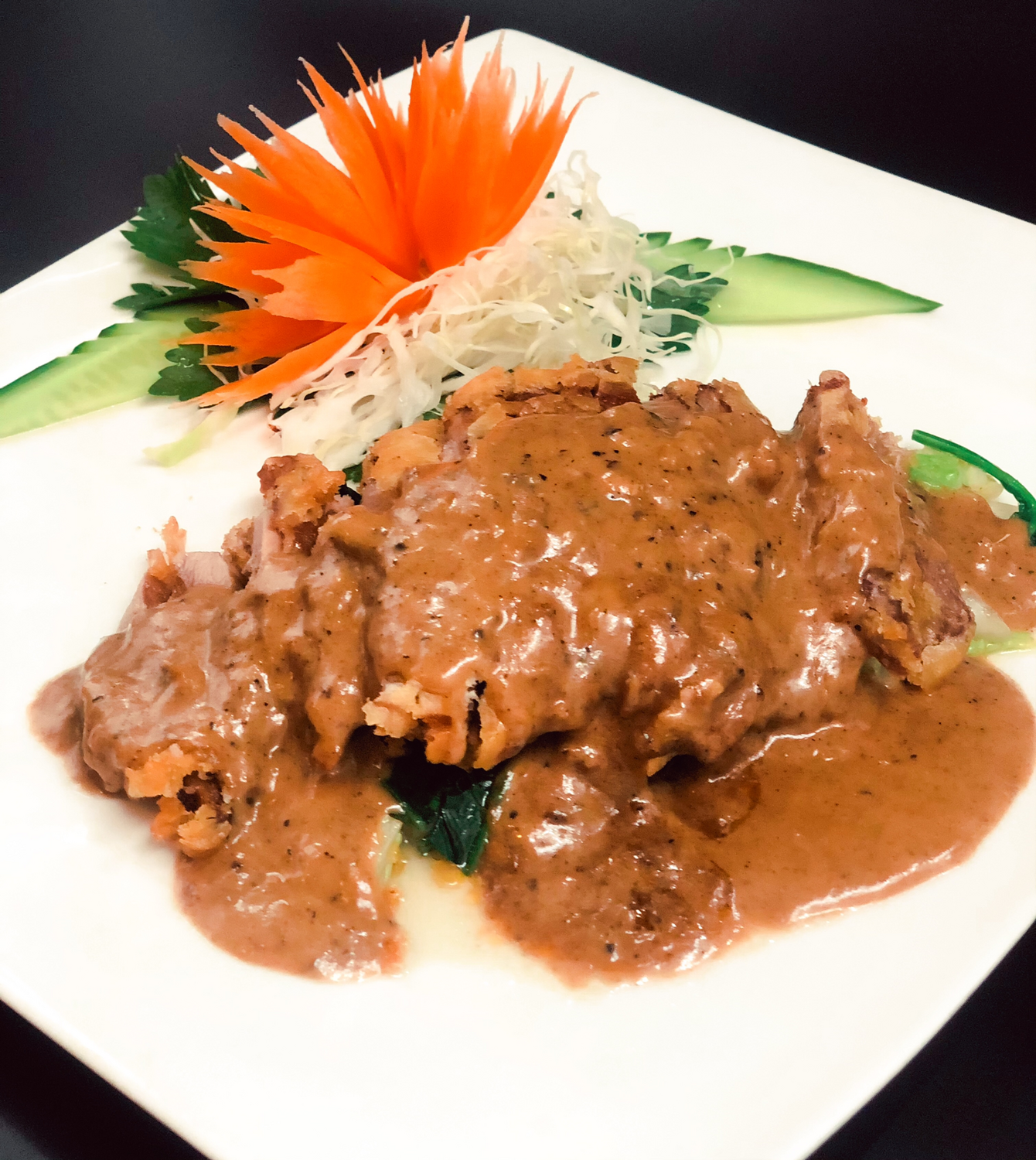 59. DUCK WITH VEGETABLES & SPICY PEPPERS