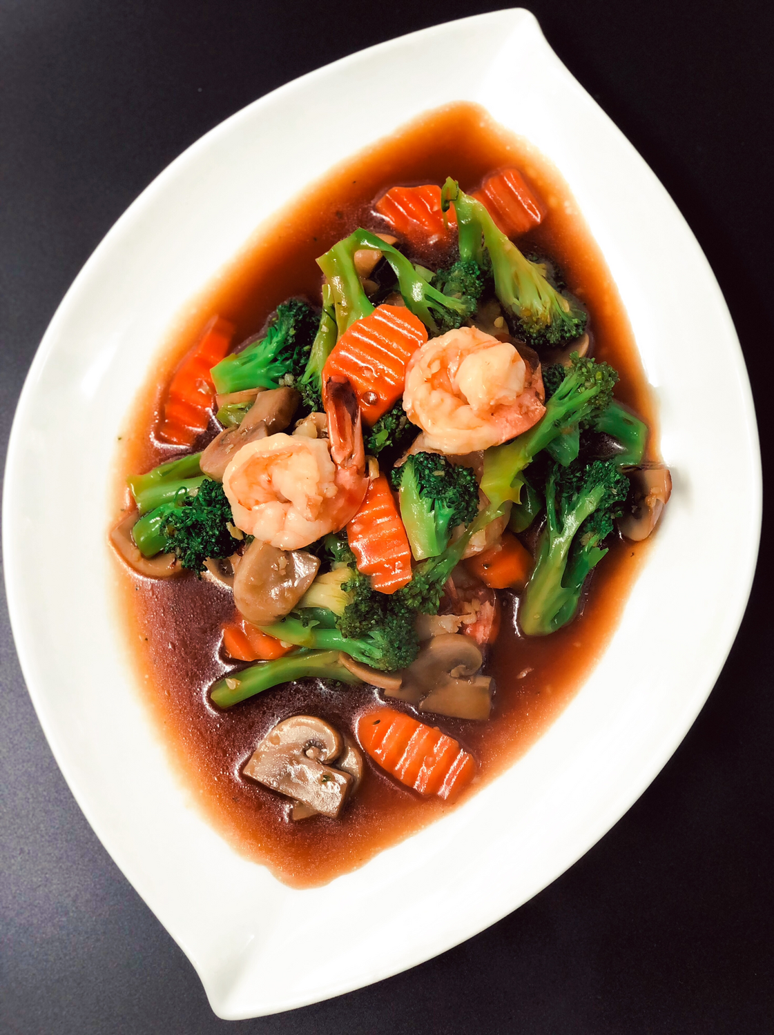 66. PRAWNS WITH BROCCOLI
