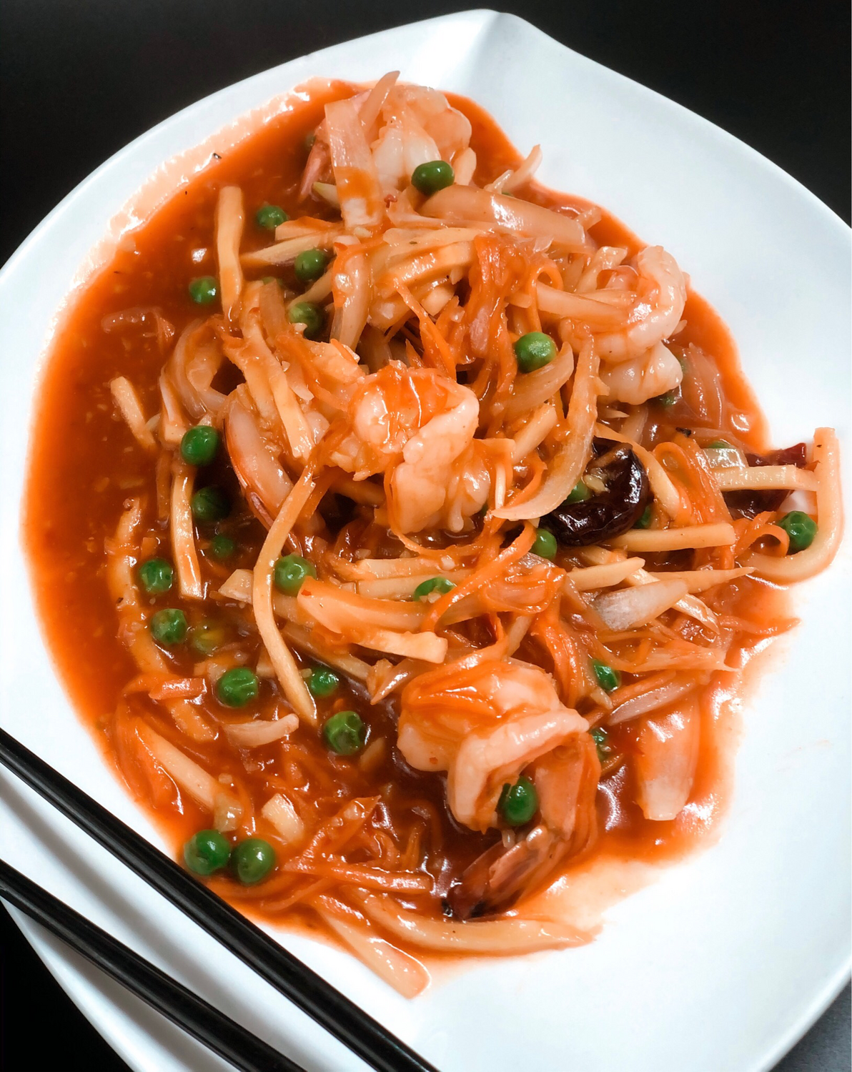 68. PRAWNS WITH HOT GARLIC SAUCE
