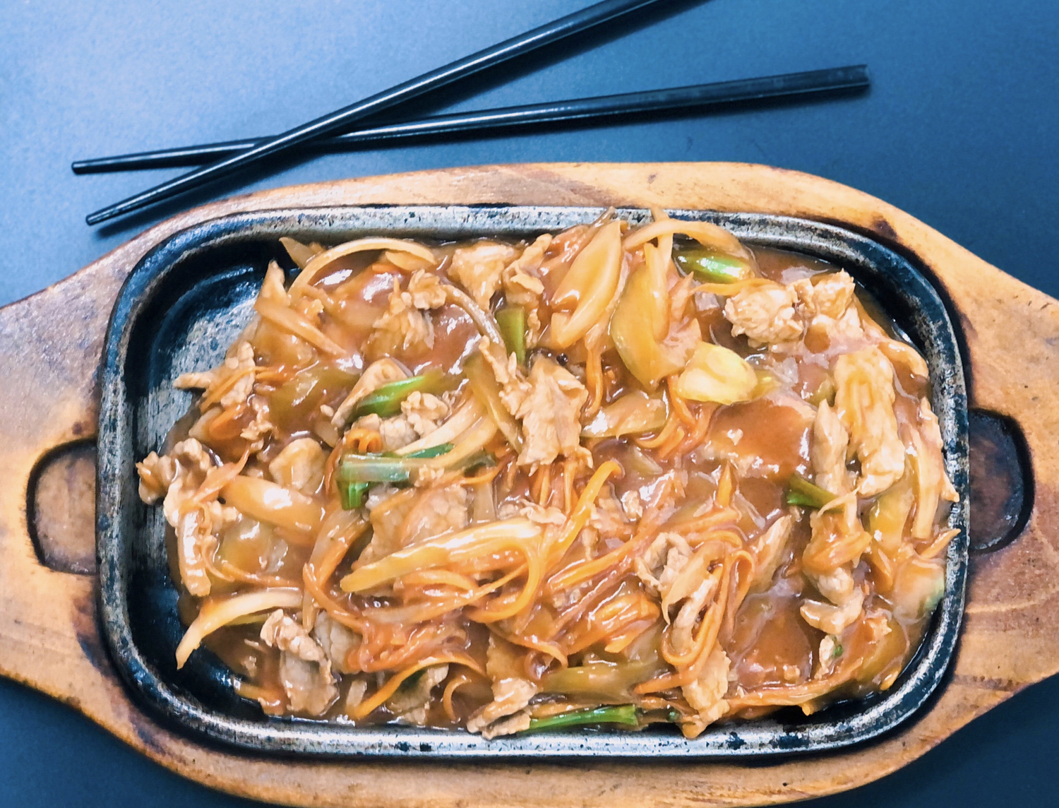 84. SIZZLING PORK