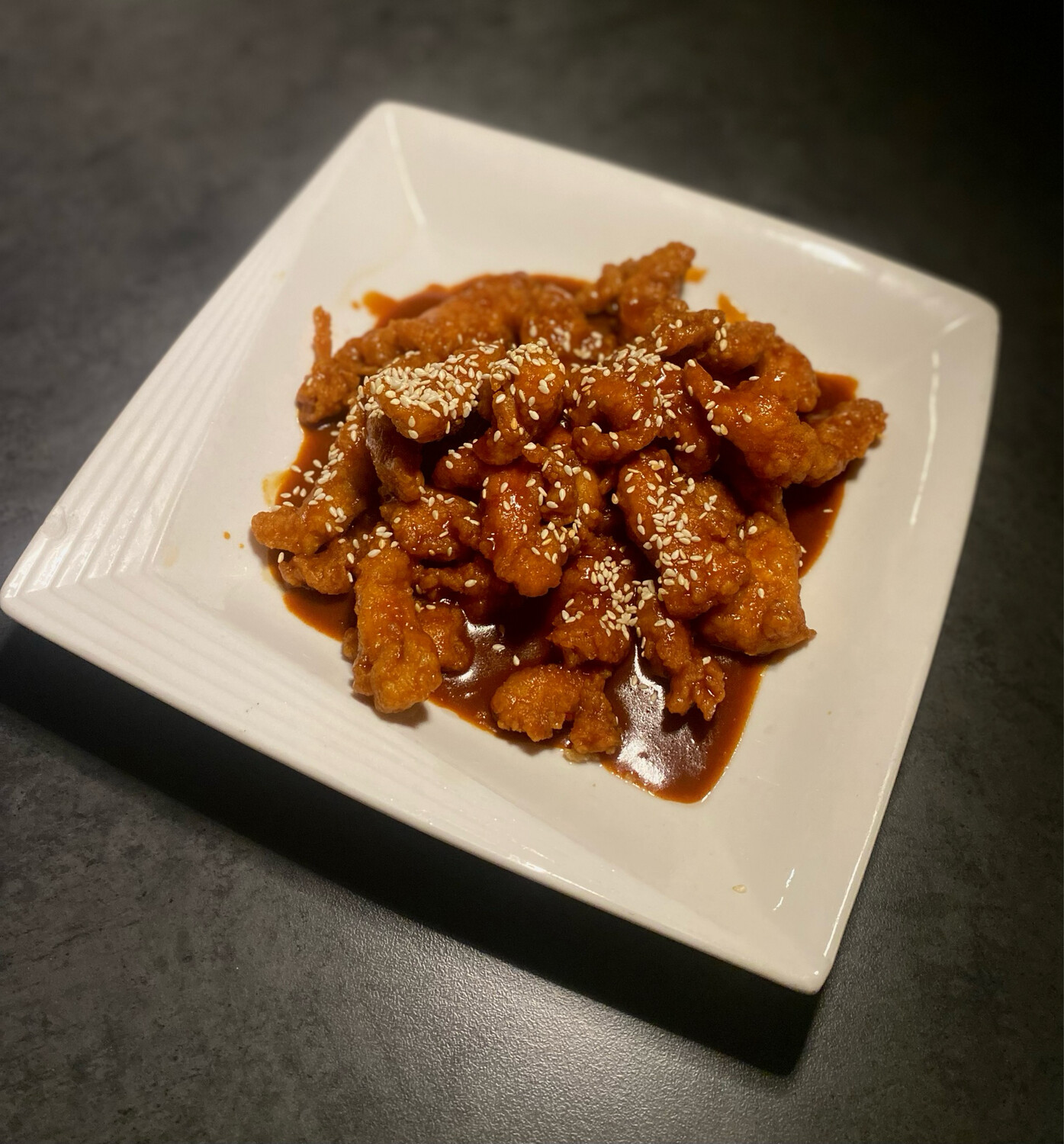 42.CHICKEN WITH KOREAN SAUCE