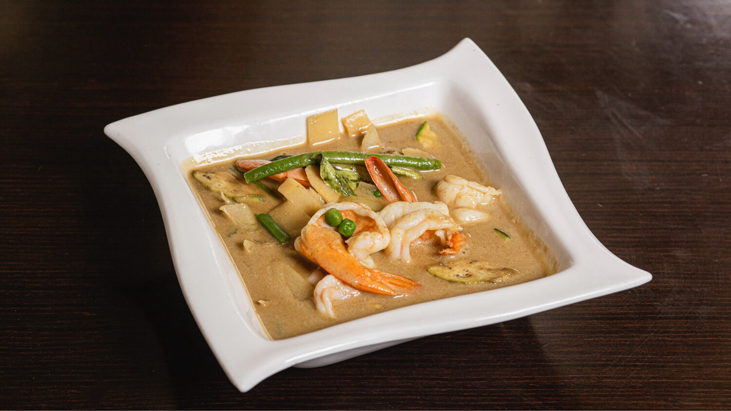 71. PRAWNS WITH THAI GREEN CURRY