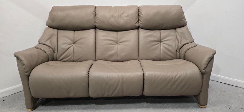Himolla Leather Chester 3 Seater Non-Reclining Settee