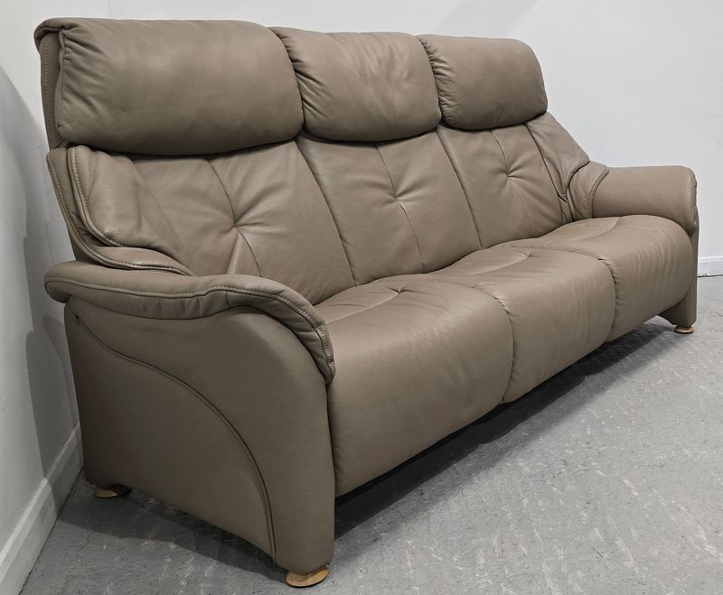 Himolla Leather Chester 3 Seater Non-Reclining Settee