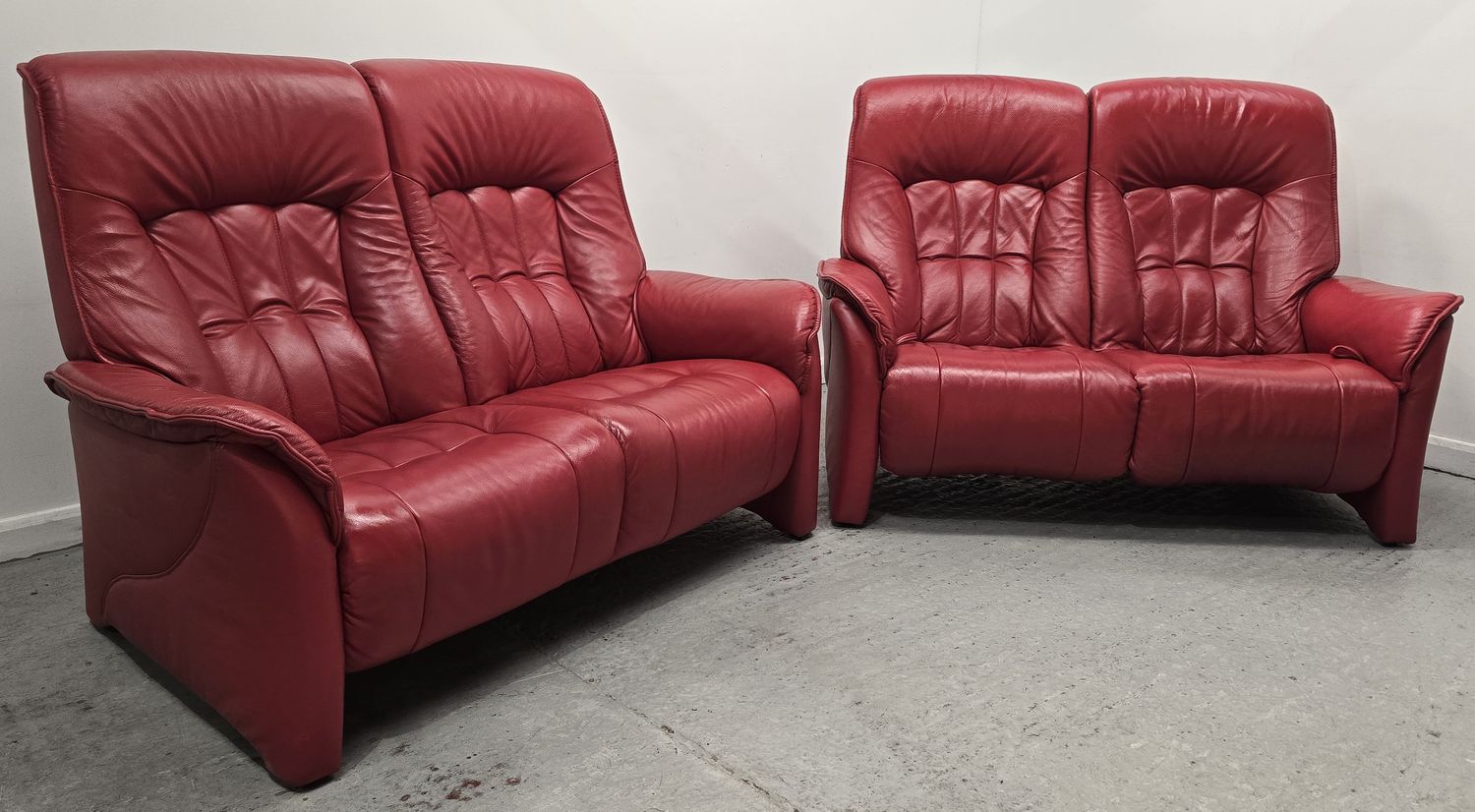 Himolla Rhine 2 Seater Recliner Sofa &amp; 2 Seater NON-Reclining Sofa