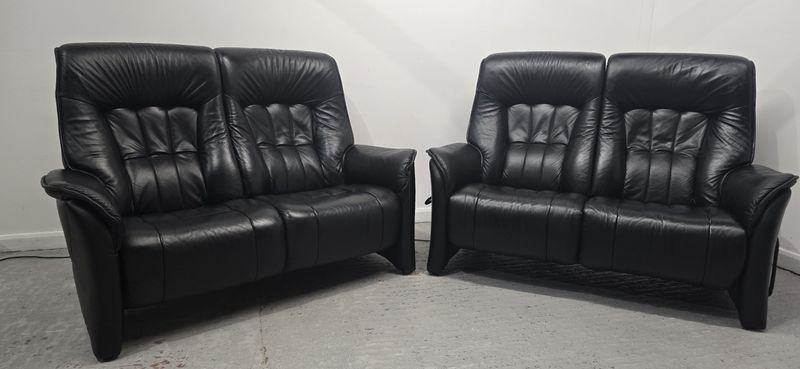 Himolla Rhine 2 Seater Electric Recliner &amp; 2 Seater NON Recliner Sofa