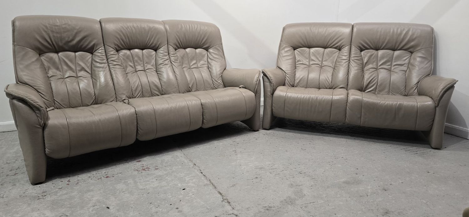 Himolla Rhine 3 Seater Recliner Sofa &amp; 2 Seater NON-Recliner Sofa