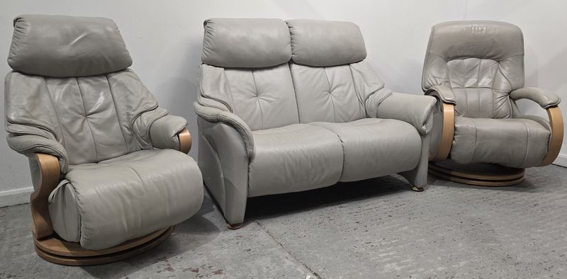 Himolla Chester 2 Seater NON-Recliner Sofa and 2 Recliner Chairs