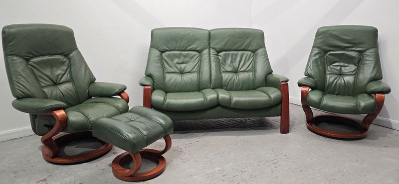 Himolla Tanat Leather 2 Seater Sofa &amp; 2 Recliner Chairs