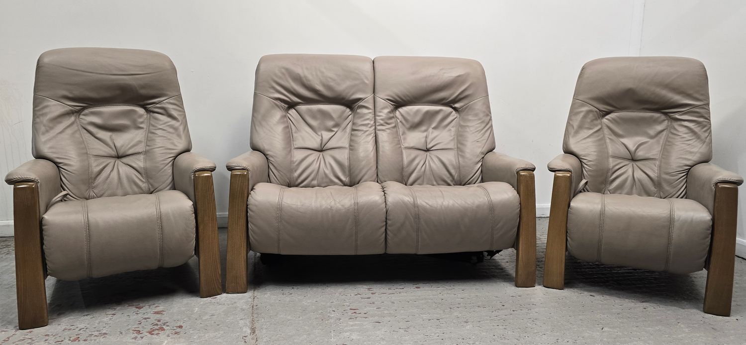 Himolla Tanat Leather 2 Seater Sofa &amp; 2 Recliner Chairs 2303261