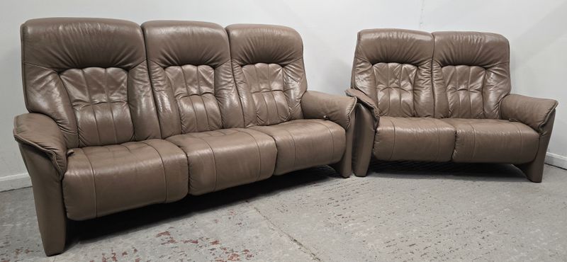 Himolla Rhine Leather 3 Seater Recliner &amp; 2 Seater Recliner Sofa
