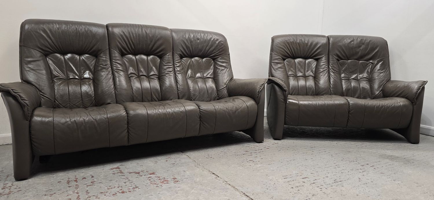 Himolla Rhine Leather 3 Seater NON-Recliner &amp; 2 Seater NON-Recliner Sofa 0506261