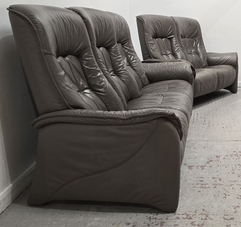 Himolla Rhine Leather 3 Seater NON-Recliner &amp; 2 Seater NON-Recliner Sofa 0506261