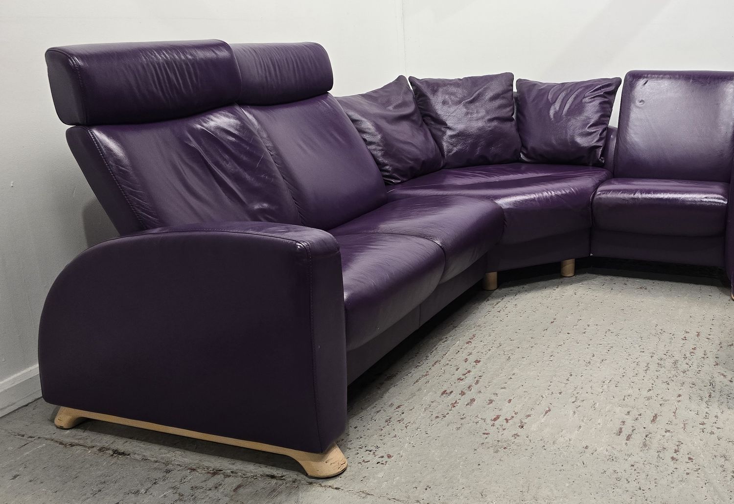 Ekornes Stressless Corner 4 seater recliner Leather Sofa