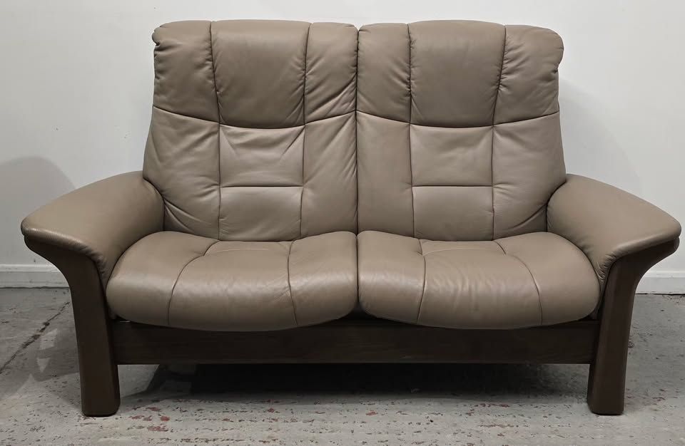 Ekornes Stressless Mayfair Reclining 2 Seater Sofa Settee Mole