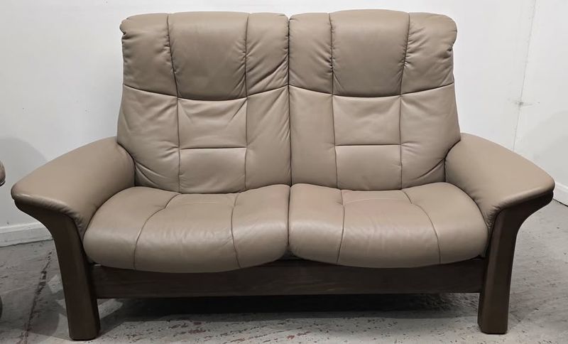 Ekornes Stressless Mayfair Reclining 2 Seater Sofa Settee Mole