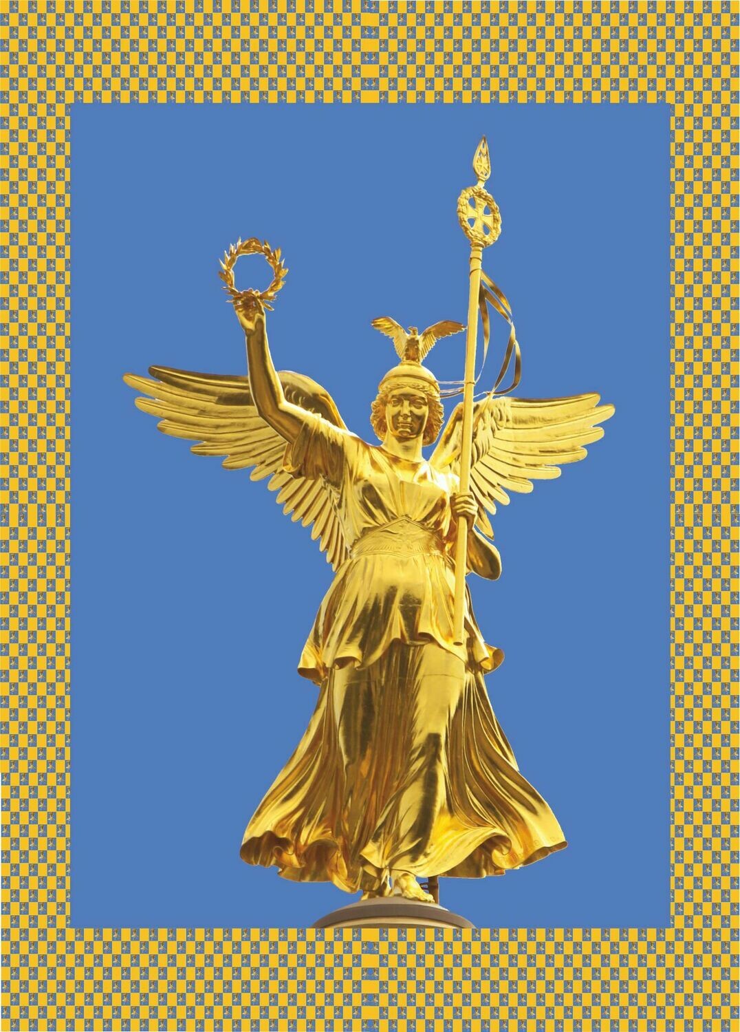 Grusskarte ICONS "Goldelse" auf der Siegessäule
