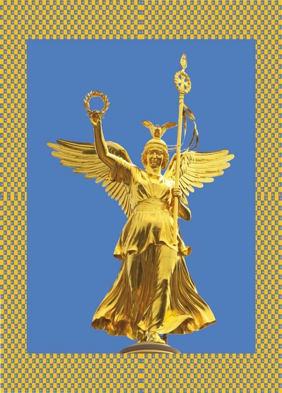 Grusskarte ICONS Grusskarte ICONS "Goldelse" auf der Siegessäule