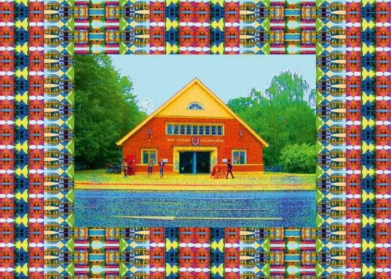 Grußkarte U-Bahnhof Grußkarte U-Bahnhof "Oskar-Helene Heim"