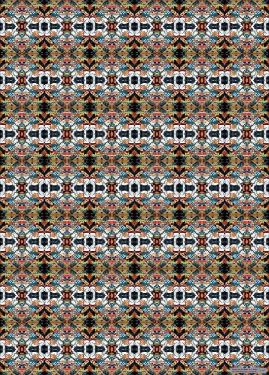 Bogen JOCKEY Mosaik 50x70cm, Papier: 100gr matt
