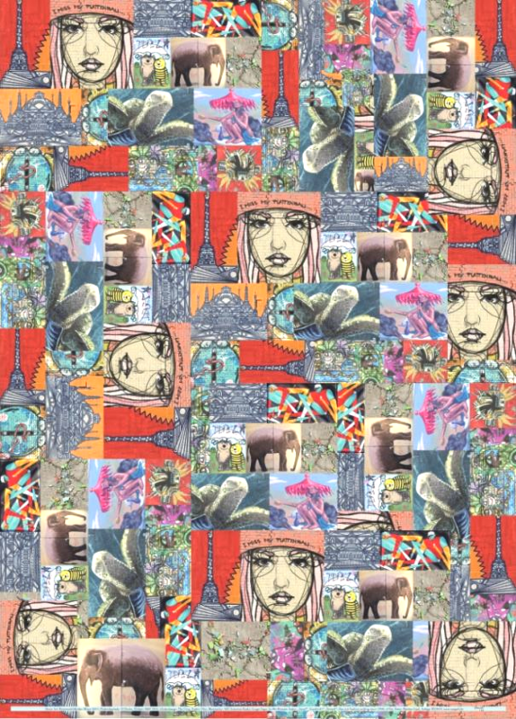 Bogen TWIST Mosaik 50x70cm, Papier: 100gr matt Bogen TWIST Mosaik 50x70cm, Papier: 100gr matt