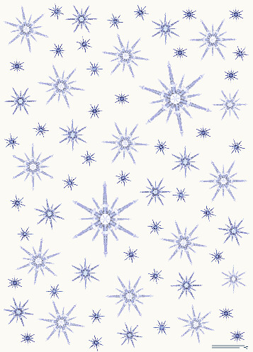 Bogen SCHNEEGESTÖBER MIT FUNKTURM 50x70cm, Papier: 100gr matt