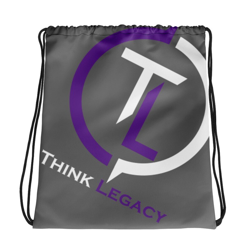 Custom TL Out Front Drawstring Bag